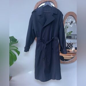 Boss Insulated Classic Navy Trench Coat